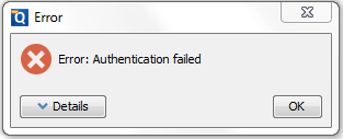 System exception authentication failed невозможно создать файл так как он уже существует