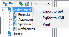 Export bookmarks