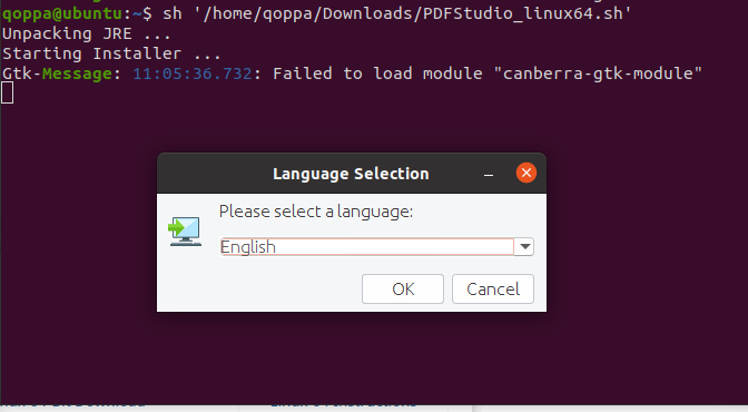 failed to load module canberra-gtk-module ubuntu
