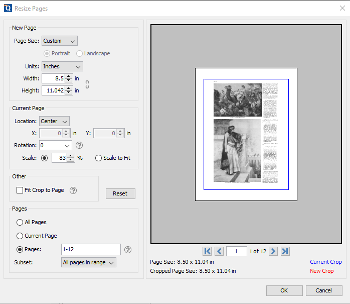 adobe pdf resize