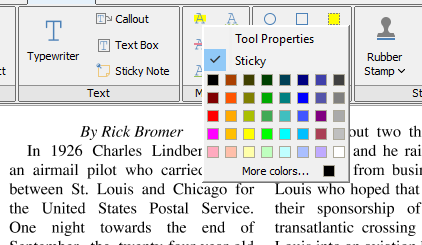 PDF Annotation Colors, Preset Styles, Icons: Android