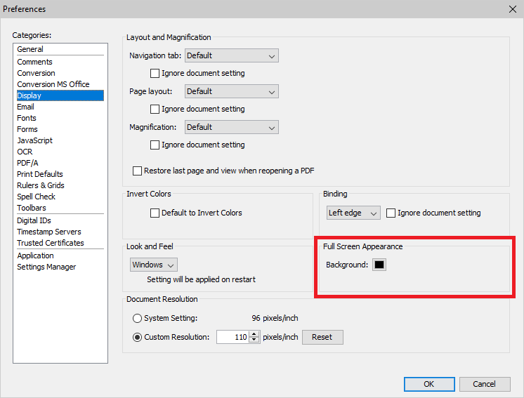 How to set the background color in Reading Mode – PDF Studio Knowledge Base